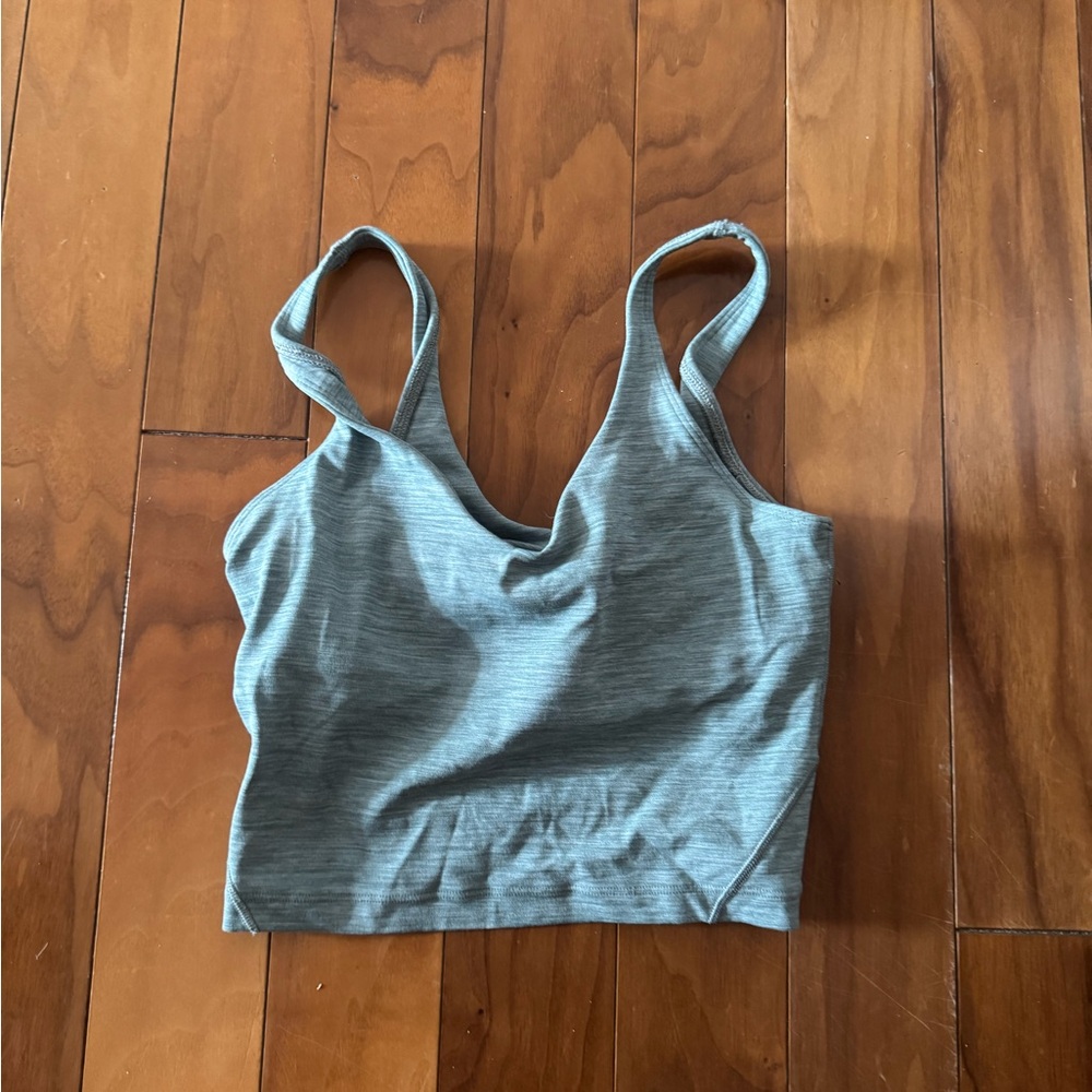 lululemon athletica Gray Crop Top